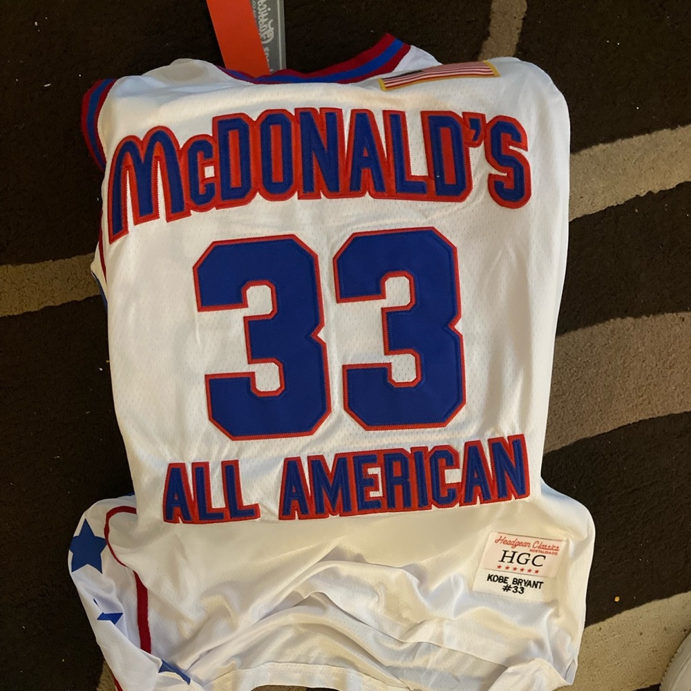 Large Kobe Bryant #33 All American Jersey.